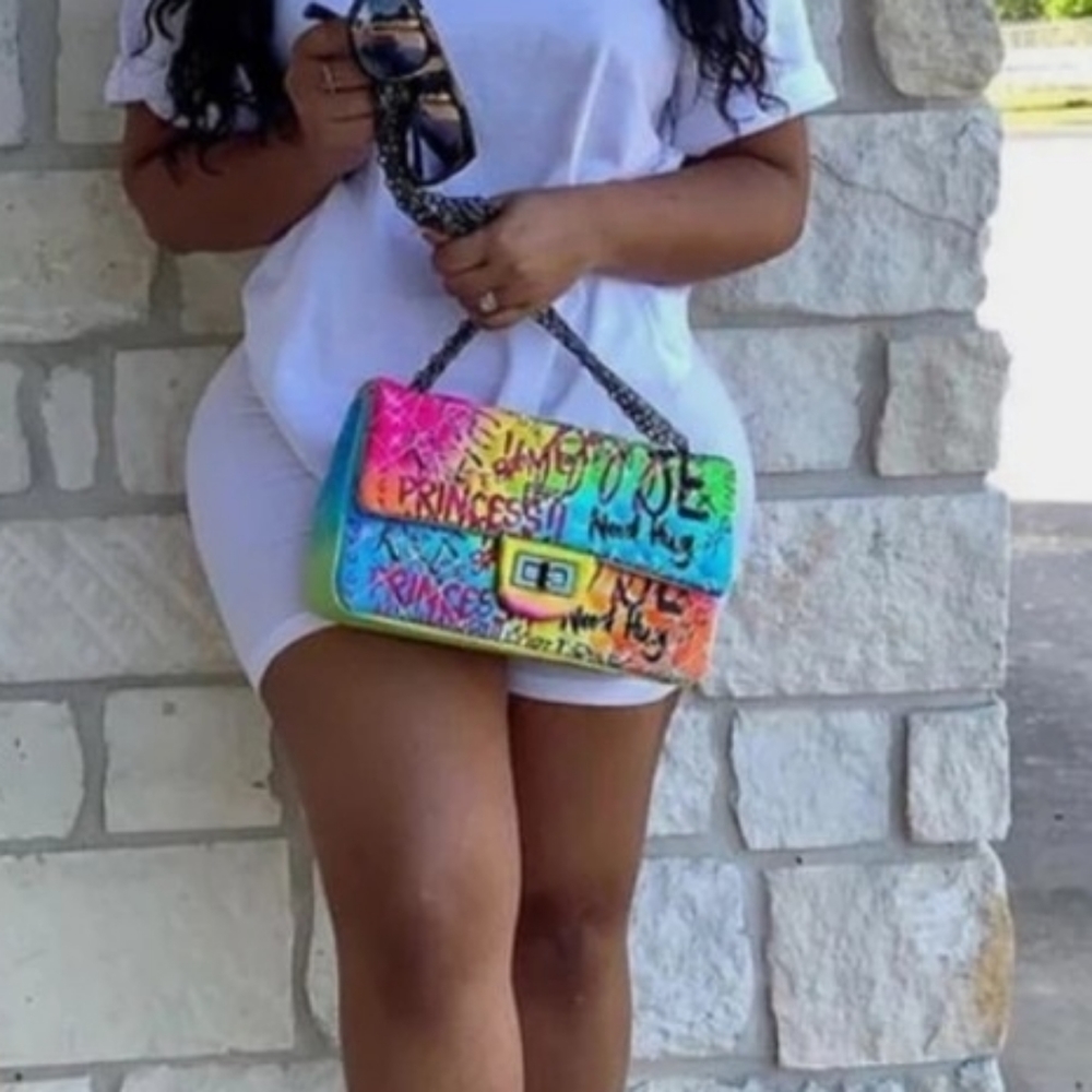 Graffiti purse